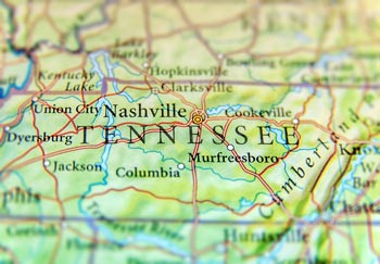 Nashville Map Closeup